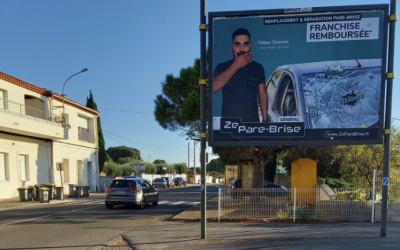 ZE CARROSSERY Générac s'affiche à Nîmes ! - Augmenter sa visibilité et améliorer sa communication